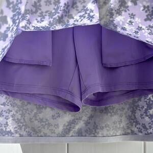 PGA Tour Skort Ladies 3 Pocket Golf Pickleball Tennis Skort Skirt w/ Shorts | S